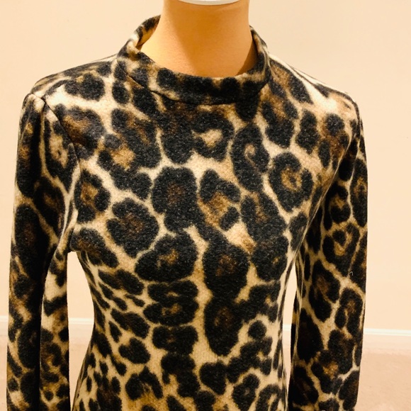 SOLD OUT! Leopard Print Bodycon Dress - Picture 5 of 7